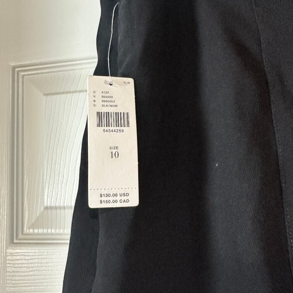 ANTHROPOLOGIE New NWT Flutter Flare Trousers Pants Black Size 10 - Picture 7 of 10